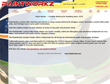 Tablet Screenshot of paintworkz.com